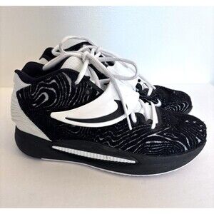 Nike KD14 Basketball Shoes Men's 8 Black White Athletic Shoes